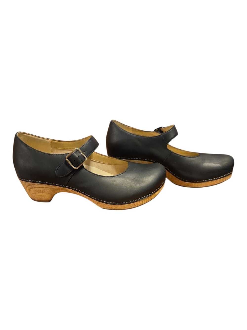 Dansko Lilah Mary Jane Clogs, Black, EU 41, US 9.5-10